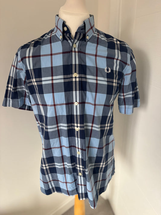 Fred Perry Short Sleeve Shirt - Large